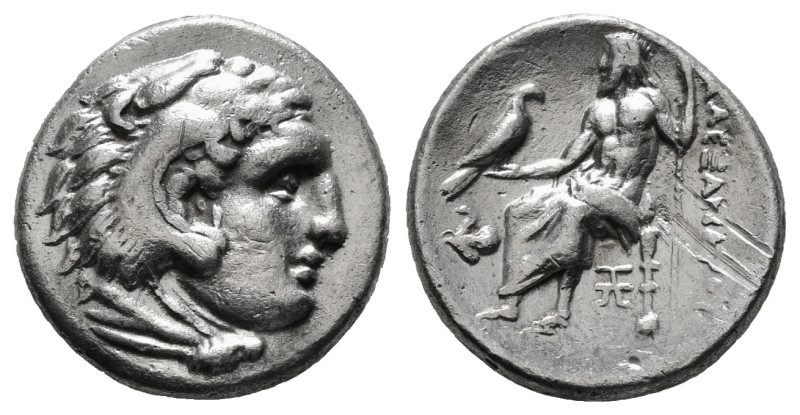 KINGS OF MACEDON. Alexander III 'the Great' (336-323 BC).Drachm.
Obv: Head of He...