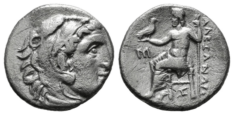 KINGS OF MACEDON. Alexander III 'the Great' (336-323 BC).Drachm.
Obv: Head of He...