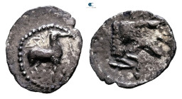 Sicily. Syracuse circa 465-450 BC. Obol AR