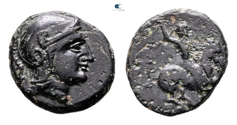 Mysia. Astyra. Tissaphernes 400-395 BC. 
Bronze Æ

11 mm, 1,09 g



Very ...