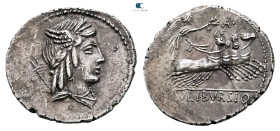 L. Julius Bursio 85 BC. Rome. Denarius AR