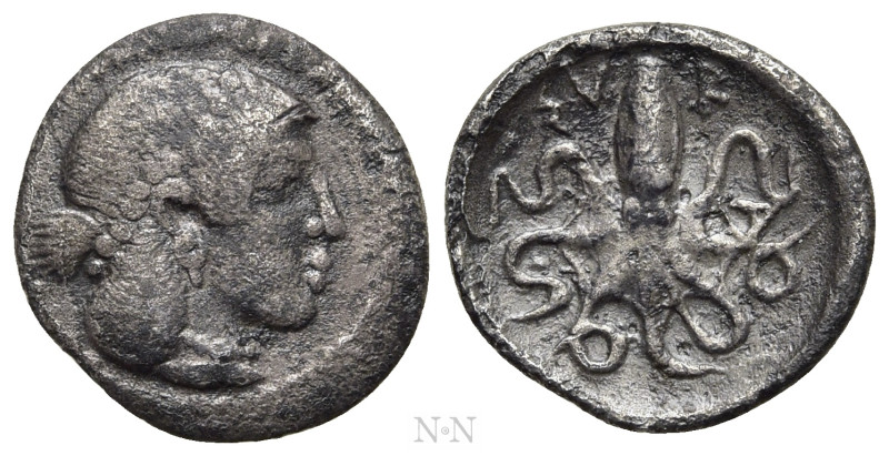 SICILY. Syracuse. Second Democracy (466-405 BC). Litra. 

Obv: Diademed head o...