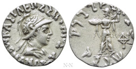 KINGS OF BAKTRIA. Menander I Soter (Circa 155-130 BC). Drachm