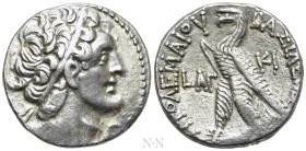 PTOLEMAIC KINGS OF EGYPT. Ptolemy VIII Euergetes II (Physcon) (145-116 BC). Tetradrachm. Kition. Dated RY 33 (138/7 BC)