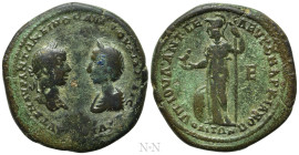 MOESIA INFERIOR. Marcianopolis. Elagabalus, with Julia Maesa (218-222). Pentassarion. Julius Antonius Seleucus, legatus consularis