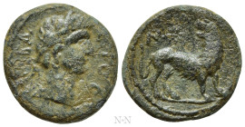 IONIA. Miletus. Uncertain emperor, possibly Domitian (81-96). Ae