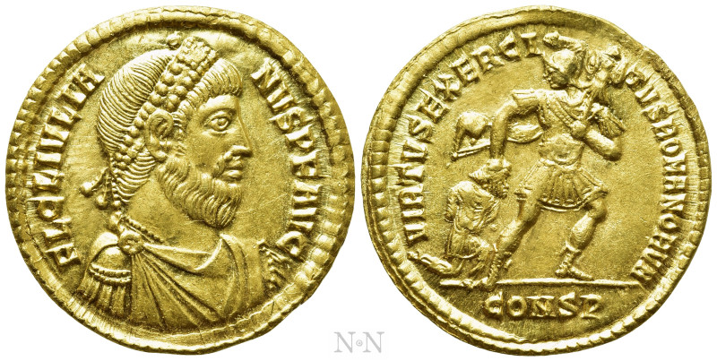 JULIAN II APOSTATA (360-363). GOLD Solidus. Constantinople.

Obv: FL CL IVLIAN...