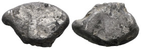 PERSIA, Achaemenid Empire. Time of Xerxes II to Artaxerxes II. Circa 420-375 BC. AR Siglos. Persian king or hero in kneeling-running right/ Incuse pun...