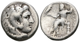 KINGS of MACEDON. Philip III Arrhidaios. 323-317 BC. AR Tetradrachm. In the name and types of Alexander III. Uncertain mint in Cilicia. Struck under P...