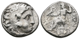 KINGS of MACEDON. Alexander III ‘the Great’. 336-323 BC. AR Drachm. Head of Herakles right, wearing lion skin / Zeus Aëtophoros seated left.
Weight 3,...