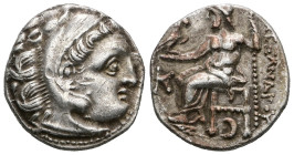 KINGS of MACEDON. Antigonos I Monophthalmos. As Strategos of Asia, 320-306/5 BC, or king, 306/5-301 BC. AR Drachm. In the name and types of Alexander ...