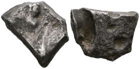 Judaea. Cut AR Hacksilver "Dishekel". Circa 13th-5th century BCE. Ingot fragment.
Weight 19,74 gr - Diameter 25 mm.
