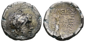 KINGS of CAPPADOCIA. Ariarathes X Eusebes Philadelphos. 42-36 BC. AR Drachm. Eusebia mint. Diademed head right / Athena Nikephoros standing left.
Weig...