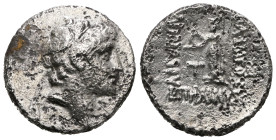 KINGS of CAPPADOCIA. Ariarathes VIII Eusebes Epiphanes. Circa 100-98/5 BC. AR Drachm.
Weight 4,00 gr - Diameter 16 mm.
