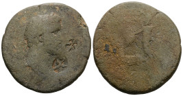 CILICIA. Diocaesarea. Caracalla (198-217). Ae. Obv: AYTOK KAIC M AYP ANTΩNЄINOC CЄB. Laureate, draped and cuirassed bust right; c/m's: in oval incuses...