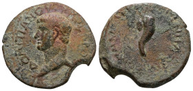 CILICIA, Olba. Domitian. As Caesar, AD 69-81. AE.
Weight 5,00 gr - Diameter 20 mm.