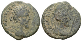 MESOPOTAMIA, Edessa. Septimius Severus, with Abgar VIII. AD 193-211. Æ
Weight 8,27 gr - Diameter 21 mm.