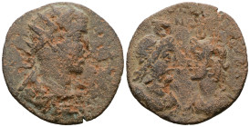 CILICIA, Seleucia ad Calycadnum. Trebonianus Gallus. AD 251-253. Æ
Weight 14,68 gr - Diameter 31 mm.