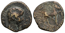 Nero (Caesar, 50-54). Ae.
Weight 3,07 gr - Diameter 14 mm.