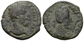 MESOPOTAMIA, Edessa. Septimius Severus, with Abgar VIII. AD 193-211. Æ
Weight 6,26 gr - Diameter 22 mm.