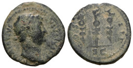 HADRIAN, A.D. 117-138. AE Bronze Quadrans
Weight 3,24 gr - Diameter 16 mm.