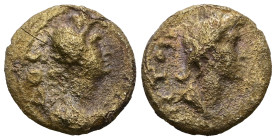 Roman Provincial uncertain, Bronze AE.
Weight 1,94 gr - Diameter 14 mm.