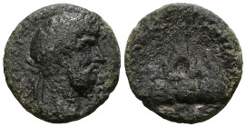 CAPPADOCIA. Caesarea. Lucius Verus (161-169). Ae.
Weight 6,46 gr - Diameter 18 mm.