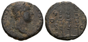 HADRIAN (117-138), AE quadrans
Weight 2,31 gr - Diameter 14 mm.