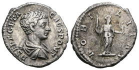 Geta. As Caesar, AD 198-209. AR Denarius
Weight 2,79 gr - Diameter 17 mm.