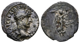Hadrian (117-138), Hemidrachm, Cappadocia: Caesarea, AD 121-122, AR.
 [AVTO KAIC TPA]I AΔ - PIANOC CEBACT, laureate, draped and cuirassed bust r., Rv....