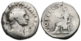 Vespasian, 69 – 79. Denarius, Roma
Weight 3,01 gr - Diameter 15 mm.