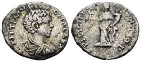 Geta. As Caesar, AD 198-209. AR Denarius
Weight 2,95 gr - Diameter 16 mm.