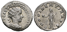 GORDIAN III. 238-244 AD. AR Antoninianus
Weight 4,58 gr - Diameter 21 mm.
