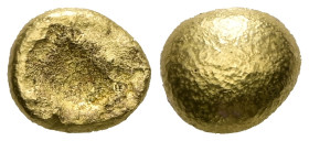 Gold Coins, 1/6 stater or Hekte.
Weight 2,25 gr - Diameter 7 mm.