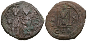 Justin II and Sophia AD 565-578.
Weight 13,01 gr - Diameter 30 mm.