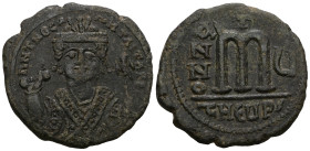 Tiberius II Constantine, AD 578-582. AE, Follis.
Weight 11,99 gr - Diameter 29 mm.