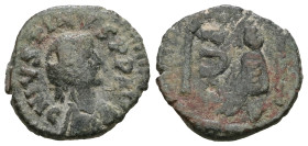Justin I (518-527). AE pentanummium
Weight 1,45 gr - Diameter 12 mm.