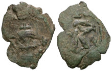 Byzantine uncertain, Bronze AE.
Weight 2,08 gr - Diameter 22 mm.