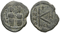 Justin II and Sophia AD 565-578.
Weight 6,88 gr - Diameter 22 mm.