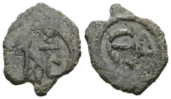 Byzantine uncertain, Bronze AE.
Weight 1,63 gr - Diameter 15 mm.