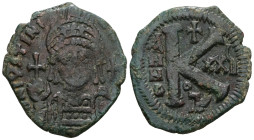 JUSTINIAN I. 527-565 AD. Æ Half Follis
Weight 8,46 gr - Diameter 28 mm.