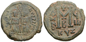 Justin II, with Sophia. 565-578. Æ 
Weight 16,40 gr - Diameter 29 mm.