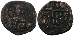 Anonymous, attributed to Romanus III (1028-1034) AE follis
Weight 11,14 gr - Diameter 29 mm.