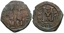 Justin II, with Sophia. 565-578. Æ 
Weight 12,83 gr - Diameter 29 mm.