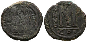 Justin II, with Sophia. 565-578. Æ 
Weight 15,21 gr - Diameter 29 mm.