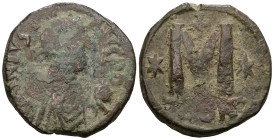 Justinianus I (527-565) AE Follis
Weight 16,71 gr - Diameter 28 mm.