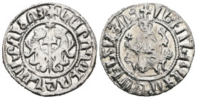 Armenia. Levon I. (1199-1219 AD) AR Tram.
Weight 2,99 gr - Diameter 21 mm.