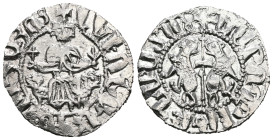 Armenia. Levon I. (1199-1219 AD) AR Tram.
Weight 2,82 gr - Diameter 20 mm.