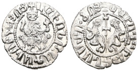 Armenia. Levon I. (1199-1219 AD) AR Tram.
Weight 2,89 gr - Diameter 20 mm.