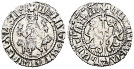 Armenia. Levon I. (1199-1219 AD) AR Tram.
Weight 2,80 gr - Diameter 21 mm.